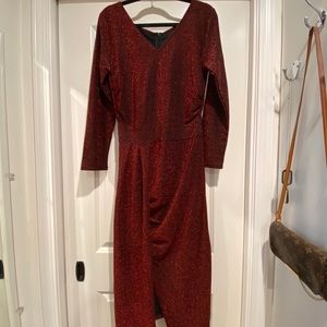 ❤️ Red sparkly holiday dress ❤️